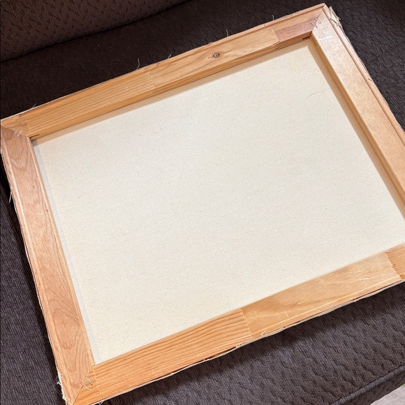 OOAK Vintage Original Black Cat Canvas Art - Picture 5 of 7